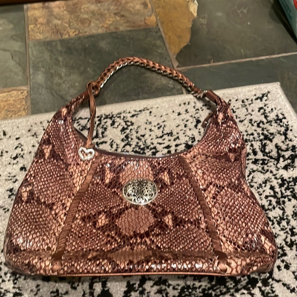 Ladies Brighton reptile handbag